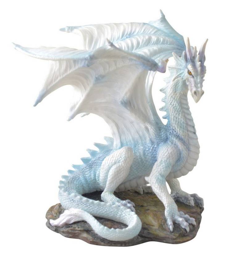 Vogler Dekofigur Draconis der weise Drache mit erhobenen Flügeln 19 cm Figur Skulptur von Vogler