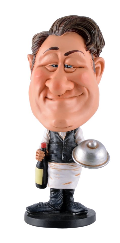 Vogler Dekofigur Funny Life Wackellkopf Kellner Bobblehead Bedienung Figur Vogler Dekofigur Funny Life Wackellkopf Kellner Bobblehead Bedienung Figur von Vogler