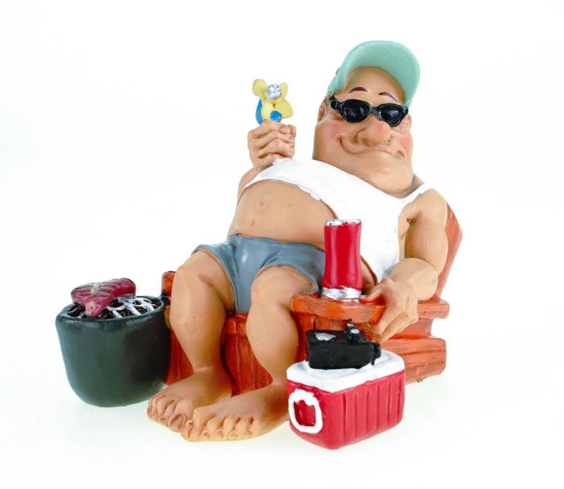Vogler Dekofigur Funny Life by Vogler Happy Camper Figur Camping zelten Campingplatz von Vogler