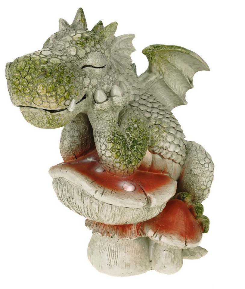 Vogler Dekofigur Gartendrache Drache grübelt auf einem Pilz Der Denker Figur Dragon Vogler Dekofigur Gartendrache Drache grübelt auf einem Pilz Der Denker Figur Dragon von Vogler
