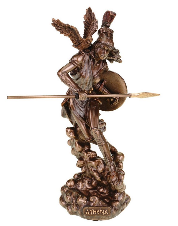 Vogler Dekofigur Griechische Göttin Athene auf Wolke mit Speer 21 cm bronziert Veronese Vogler Dekofigur Griechische Göttin Athene auf Wolke mit Speer 21 cm bronziert Veronese von Vogler