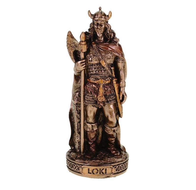 Vogler Dekofigur Miniatur Figur germanischer Gott Loki- bronzef. handbemalt by Veronese Vogler Dekofigur Miniatur Figur germanischer Gott Loki- bronzef. handbemalt by Veronese von Vogler