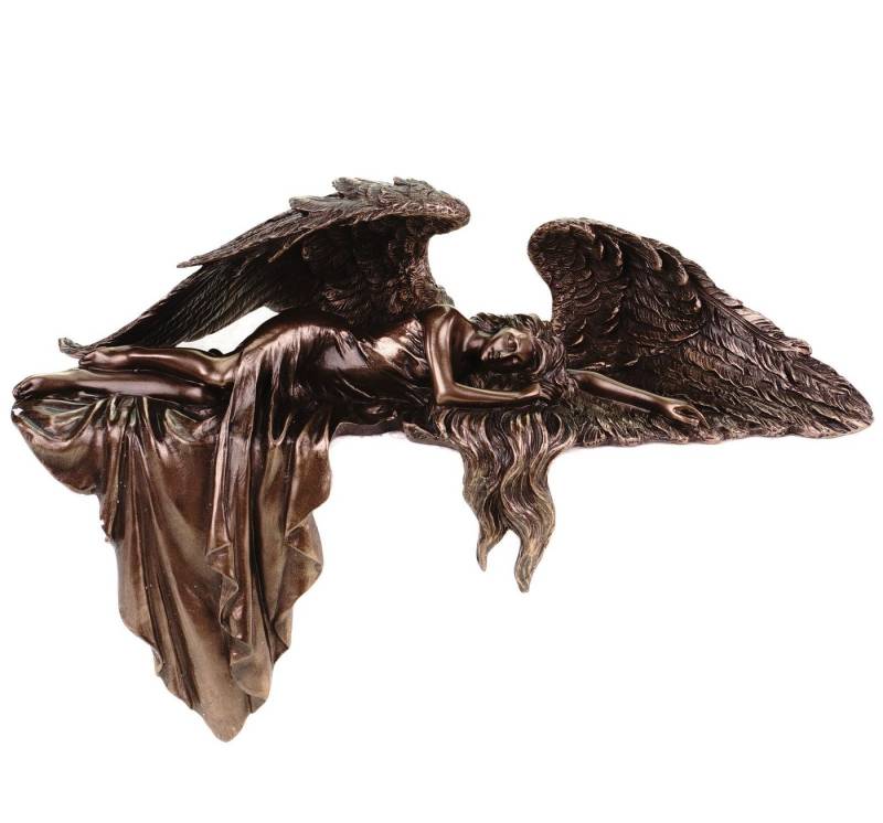 Vogler Dekofigur Schutzengel als Kantenlieger Kunststein bronziert by Veronese 21 cm Vogler Dekofigur Schutzengel als Kantenlieger Kunststein bronziert by Veronese 21 cm von Vogler