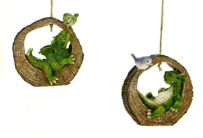 Vogler Dekofigur Vogler 2er Set Kleine Drachen Hallo kleiner Freund Hänger Figur von Vogler
