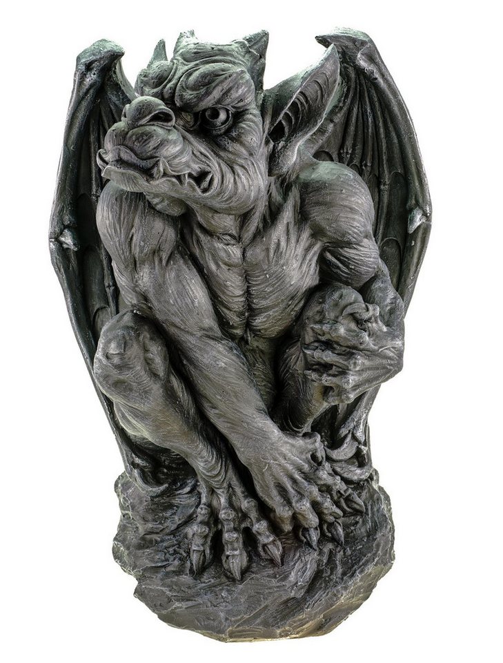 Vogler Dekofigur XXL Gargoyle Silas der Wächter 56 cm Figur Statue Gothic Drache von Vogler