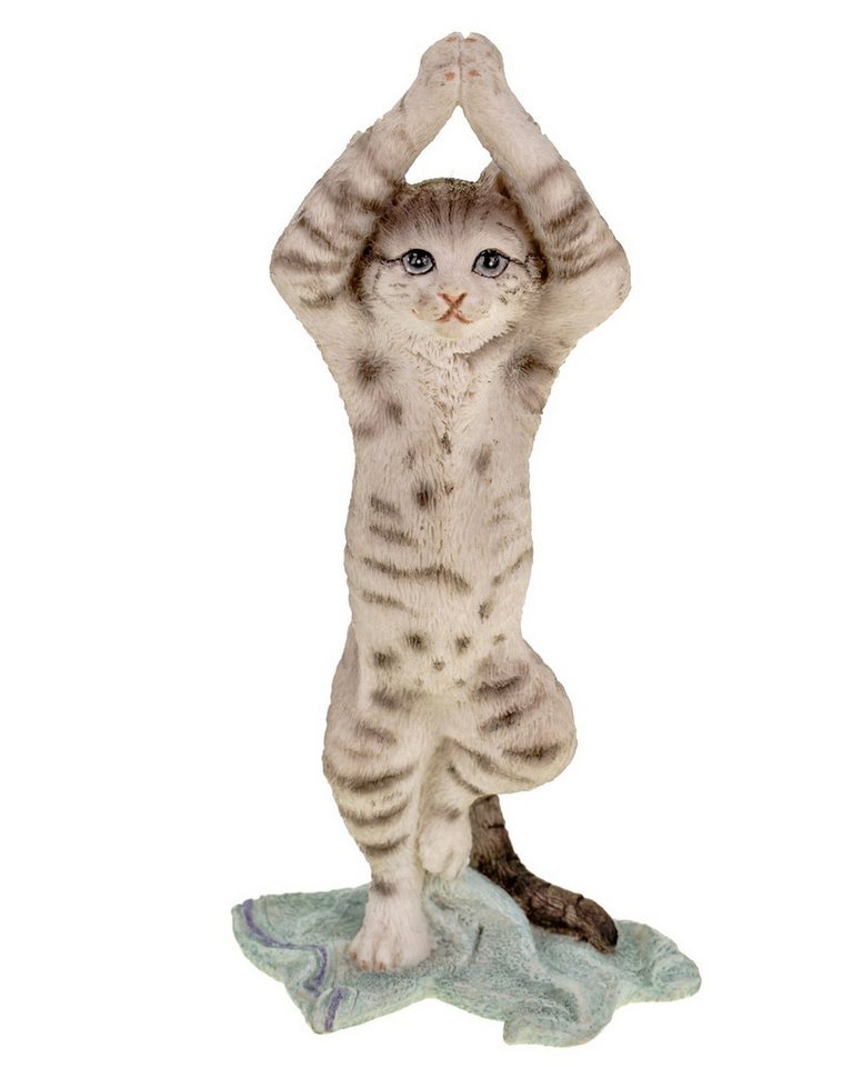 Vogler Dekofigur Yoga Katze in Baumstellung coloriert by Veronese 15 cm Dekofigur Vogler Dekofigur Yoga Katze in Baumstellung coloriert by Veronese 15 cm Dekofigur von Vogler