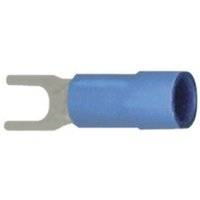 Vogt Verbindungstechnik - 3652c Gabelkabelschuh 4 mm² 6 mm² Loch-Ø=4.3 mm Teilisoliert Gelb 1 St. von Vogt Verbindungstechnik