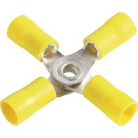 Vogt Verbindungstechnik - 3655a4 Quetschverteiler Querschnitt (max.)=6 mm² Loch-Ø=4 mm Teilisoliert g von Vogt Verbindungstechnik