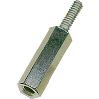 M30010.01.65 m 3x10x5x6x8 Ms ni Abstandsbolzen (l) 10 mm M3 Messing vernick - Vogt Verbindungstechnik von Vogt Verbindungstechnik