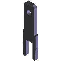 Vogt Verbindungstechnik 3785c08.68 Steckzunge Steckbreite: 2.8mm Steckdicke: 0.8mm 180° Unisoliert von Vogt Verbindungstechnik