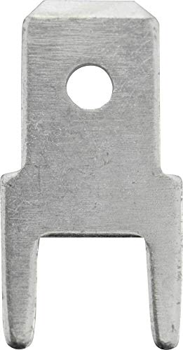 Vogt Verbindungstechnik 382508.28 Lasche 4,8 x 0,8 mm, 180 °, nicht isoliert, Metall, 100 Stück von VOGT VERBINDUNGSTECHNIK