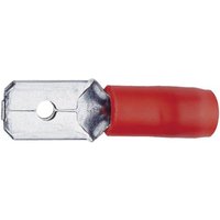 Vogt Verbindungstechnik 3911 Flachstecker Steckbreite: 6.3mm Steckdicke: 0.8mm 180° Teilisoliert Bl von Vogt Verbindungstechnik