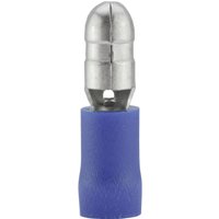 Vogt Verbindungstechnik - 3921S Rundstecker 1.50 mm² 2.50 mm² Stift-Ø: 5 mm Teilisoliert Blau 1 St. von Vogt Verbindungstechnik