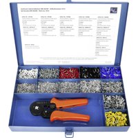 Vogt Verbindungstechnik 4151 Aderendhülsen-Sortiment Teilisoliert Silber, Gelb, Rot, Blau, Grau, Sc von Vogt Verbindungstechnik