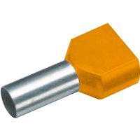 Vogt Verbindungstechnik - 460108D Zwillings-Aderendhülse 0.5 mm² Teilisoliert Orange 100 St. von Vogt Verbindungstechnik