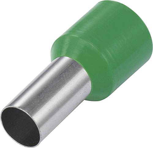 Vogt Verbindungstechnik 460912 Aderendhülse 16 mm² x 12 mm teilisoliert grün 100 St von VOGT VERBINDUNGSTECHNIK