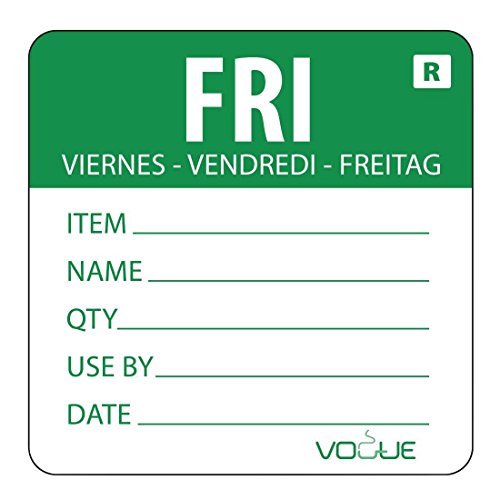 Farbcodesticker Freitag Farbcodesticker Freitag von VOGUE