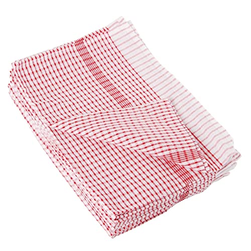 Wonderdry Tea Towels Red - 76x51cm (Pack 10) von VOGUE