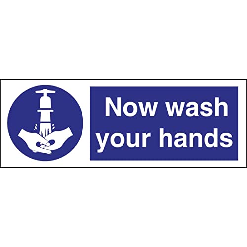 Now Wash Your Hands Sign - Single (Self-Adhesive) von VOGUE