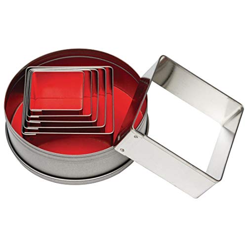 Vogue Ausstechformen quadratisch glatt, 4(W)x4(L) to 7(W)x7(L) von VOGUE