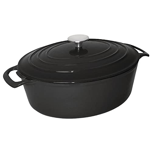 Vogue Cocotte Creuset Auflaufform, oval, groß, 125 x 230 x 305 mm, 6 l von NISBETS