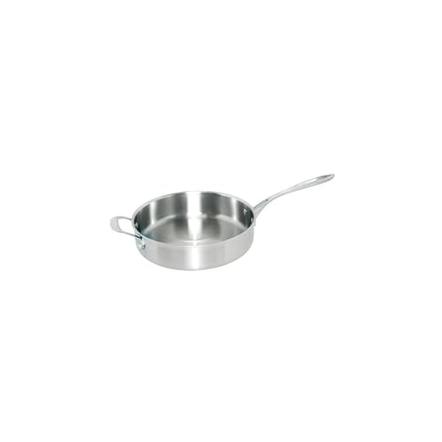 Vogue GG031 dreiwandige Schmorpfanne, Edelstahl, 240 mm Durchmesser Vogue GG031 dreiwandige Schmorpfanne, Edelstahl, 240 mm Durchmesser von VOGUE