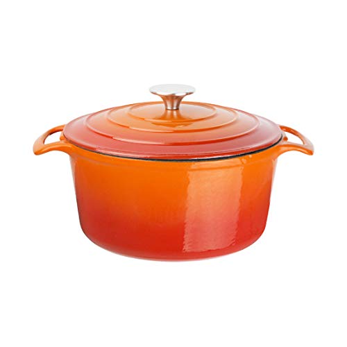 Vogue GN-Behälter Edelstahl 4cm GN2/3 18104 Orange One Size, 22 cm von NISBETS