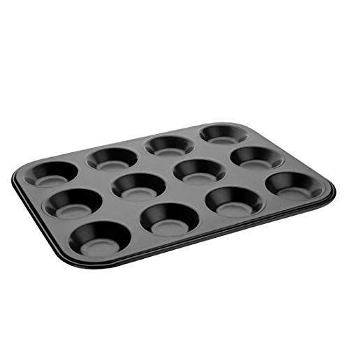 Vogue Non Stick Mini Muffin Tray 12 Cup - 315x238x14mm von VOGUE