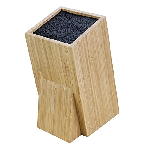 Vogue Messerblock aus Holz mit Borsten, Universal-Messerblock aus Bambus, Größe: 24,5 (H) x 12 (B) x 15,5 (T) cm, für alle Messer, leichter Winkel für einfachen Zugriff, Profi- und Hobbyköche, CP862 Vogue Messerblock aus Holz mit Borsten, Universal-Messerblock aus Bambus, Größe: 24,5 (H) x 12 (B) x 15,5 (T) cm, für alle Messer, leichter Winkel für einfachen Zugriff, Profi- und Hobbyköche, CP862 von VOGUE