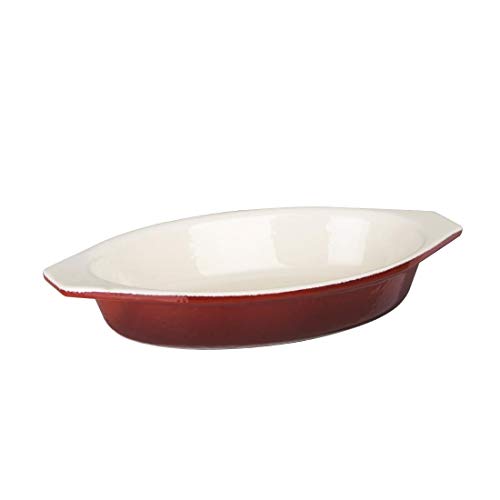 Vogue ovale Auflaufform Gusseisen rot groß Vogue ovale Auflaufform Gusseisen rot groß von Vogue