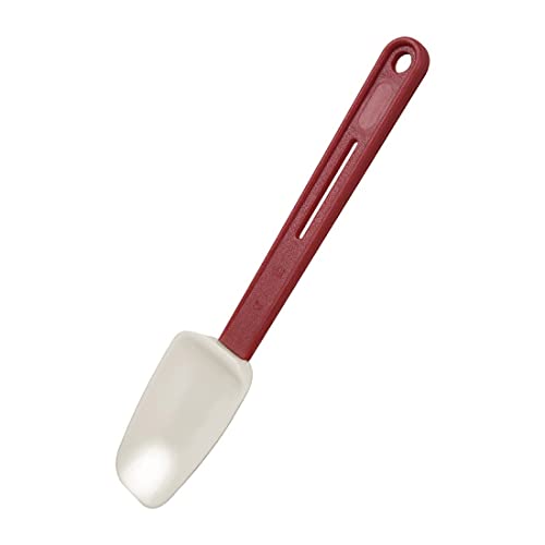 Vogue hitzebeständiger Kochlöffel 255mm/10 Zoll, rot, Löffel, hitzebeständig bis 260°C, schmutzabweisend, antihaftbeschichtetes Kochgeschirr, spülmaschinenfest | L029 von VOGUE