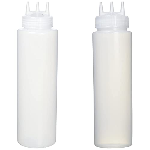 Vogue transparente Quetschflasche mit 3 Spritzdüsen 1L & transparente Quetschflasche mit 3 Spritzdüsen 68cl Vogue transparente Quetschflasche mit 3 Spritzdüsen 1L & transparente Quetschflasche mit 3 Spritzdüsen 68cl von VOGUE
