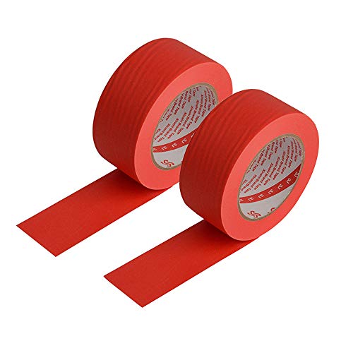 Vogueing Tool 2 Rollen 5 mm x 50 m strukturiertes Papierband beschreibbares Abdeckband Malerband für Malerei Handwerk und DIY rot Vogueing Tool 2 Rollen 5 mm x 50 m strukturiertes Papierband beschreibbares Abdeckband Malerband für Malerei Handwerk und DIY rot von Vogueing Tool