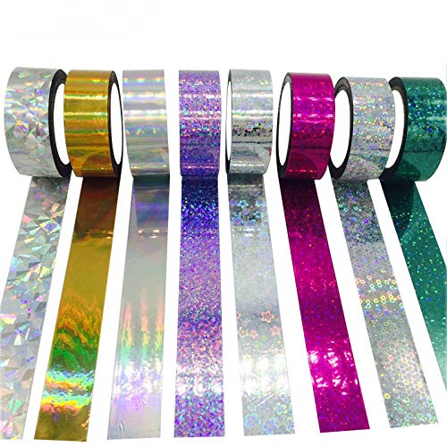 Vogueing Tool Holografisches Glitzer-Klebeband, 1,9 cm x 10 m, 5 Rollen von Vogueing Tool