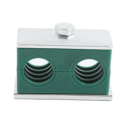 Vogueing Tool Kunststoff-Rohrschellen, 25 mm Außendurchmesser, Standard-Doppel-/Doppelhalterung, hydraulische Rohrschelle für Rohrleitungsbefestigung, 2 Stück Vogueing Tool Kunststoff-Rohrschellen, 25 mm Außendurchmesser, Standard-Doppel-/Doppelhalterung, hydraulische Rohrschelle für Rohrleitungsbefestigung, 2 Stück von Vogueing Tool