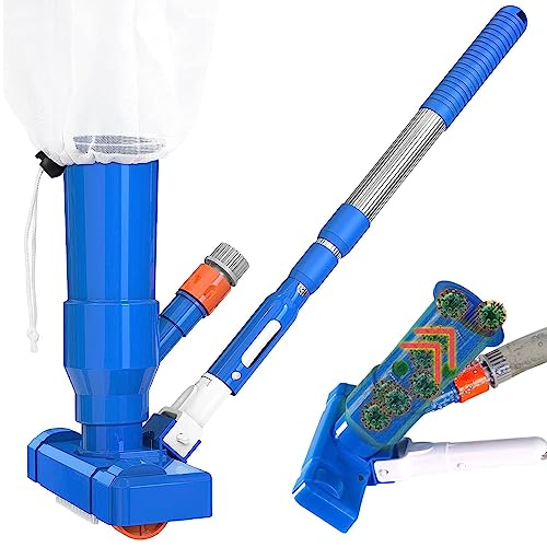 Voiakiu Poolsauger Staubsauger, Tragbares Poolsauger Staubsauger, Pool Staubsauger, Poolsauger Bodensauger mit Teleskopstange, für Schwimmbad, Spa,Teich, Whirlpools Voiakiu Poolsauger Staubsauger, Tragbares Poolsauger Staubsauger, Pool Staubsauger, Poolsauger Bodensauger mit Teleskopstange, für Schwimmbad, Spa,Teich, Whirlpools von Voiakiu