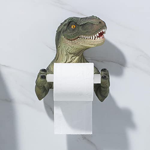 Kreativer Toilettenpapierhalter | Dinosaurier Klopapierhalter | Toilet Paper Holder | Wandmontierter Papierhalter Für Das Badezimmer | Toilettenpapierhalter Dinosaurier Dekor Für Badezimmer Küche von Voihamy
