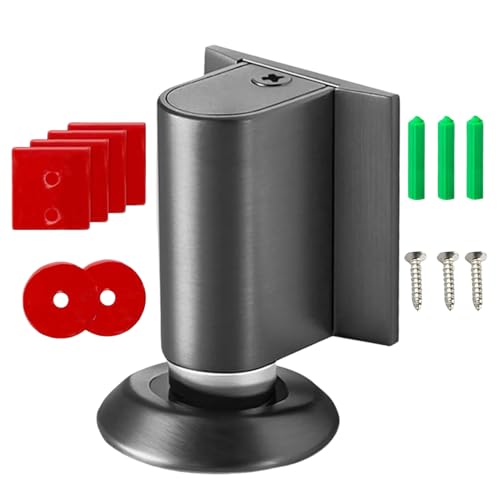 Magnetischer Türstopper,Bodenmontierte Türstopper | Höhenverstellbar Schwerlast Selbstklebend Rostfrei Für Hotel Werkstatt Mietobjekte Speisekammer Balkonbereich Haushalt Küchenbereich von Voihamy
