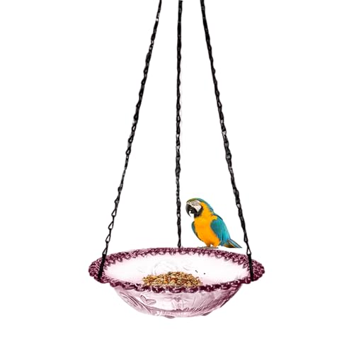 Vogelbad Für Draußen - Vogelbäder für draußen | Mit Metallhänger Für Garten Terrasse Baum Balkon Rasen von Voihamy