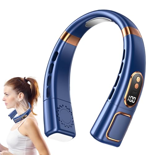 Voihamy Halsventilator Wiederaufladbar - Kompakter USB-Ladeventilator - Leiser Halsventilator Mit 5 Stufen Für Spazierengehen Sport Festival Wandern Camping Reise Voihamy Halsventilator Wiederaufladbar - Kompakter USB-Ladeventilator - Leiser Halsventilator Mit 5 Stufen Für Spazierengehen Sport Festival Wandern Camping Reise von Voihamy