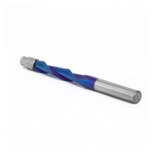1/3 STÜCKE 6,35mm Schaft Vollhartmetall Lager Geführt Zwei Flöte Flush Trim Router Bits Holzbearbeitung Fräser Schaftfräser(Compression) von Voirrow