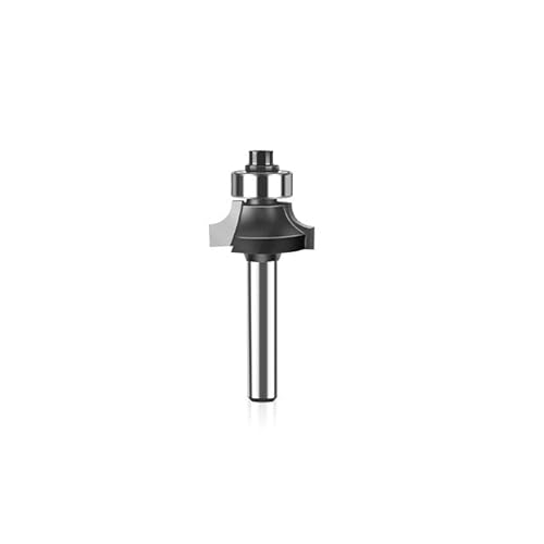 1/5 stücke 1/4 "1/2" Schaft Holzbearbeitung Runde Router Bit Holzbearbeitung Fräser Stoßen Werkzeug Trimmmaschine Router Bit(12.7X9.52mm) von Voirrow