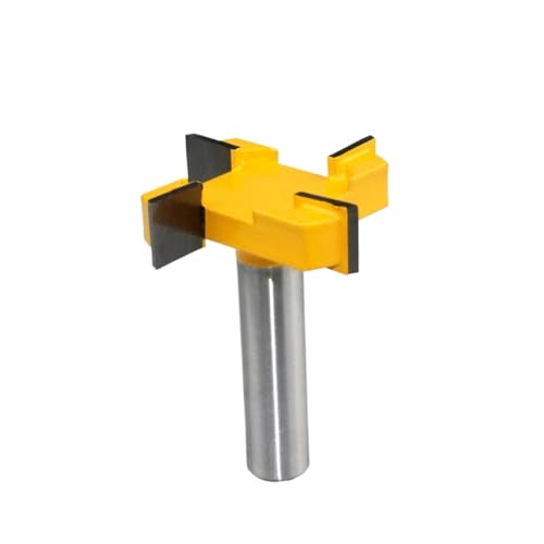 1 stück 4 Rand T Typ Stoßen Fräser Holzbearbeitungswerkzeug Router Bits for Holz Industriequalität Fräser Stoßen(12.7X51X12.7mm) von Voirrow