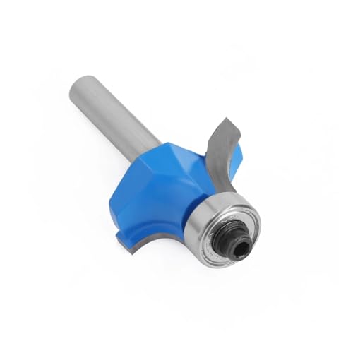 1 stück 6mm 6,35mm Ecke Runde Über Router Bit Mit Lager for Holz Holzbearbeitung Werkzeug Wolfram Hartmetall Fräser(6.35mm shank,34.9mm) von Voirrow