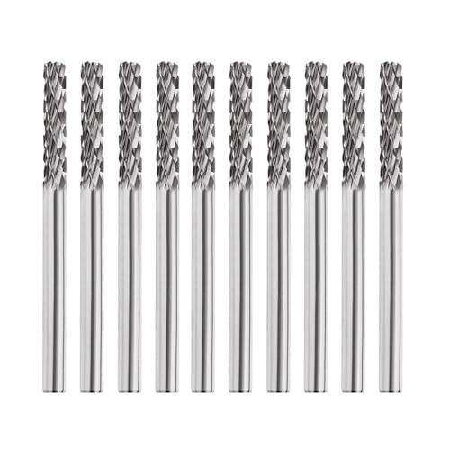 10 Stk. Double Cut Wolframcarbid Rotary Burr Sets for Dremel Rotary Tools Rotary File Raspel 3 mm Schaft 10 Stk. Double Cut Wolframcarbid Rotary Burr Sets for Dremel Rotary Tools Rotary File Raspel 3 mm Schaft von Voirrow