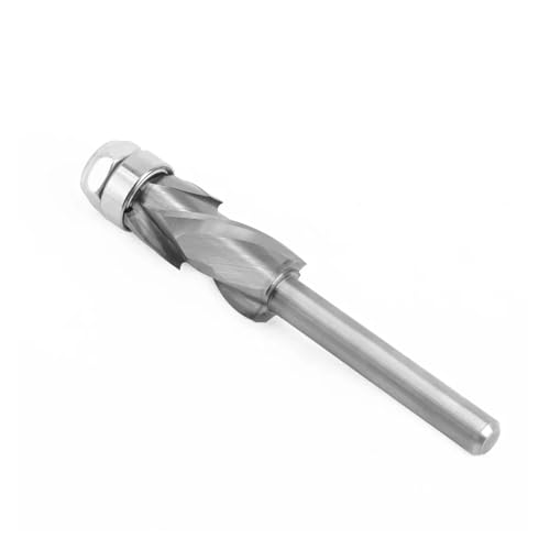 1PC 1/4 Schaft Lager Kompression Flush Trim Vollhartmetall CNC Router Bit for Holzbearbeitung Ende Mühle(6.35 shank 1PC) von Voirrow