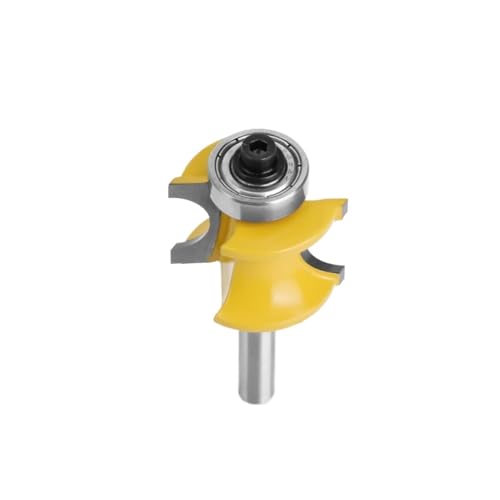 1PC 6mm 1/4 Schaft Bullnose Halbrund Bit Schaftfräser Router Bits Holz 2 Flöte Lager Holzbearbeitung Werkzeug Fräser(6.35mm shank NO.1) von Voirrow
