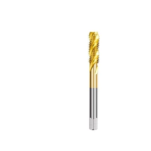 1pc HSS Stahlgewindebohrer M2-M18 Titanbeschichteter Spiralbohrer Metrisches Gewinde Gewindebohrer Set HSS Gewindebohrer Bohrer Handwerkzeuge(1pc M12x1.5) von Voirrow