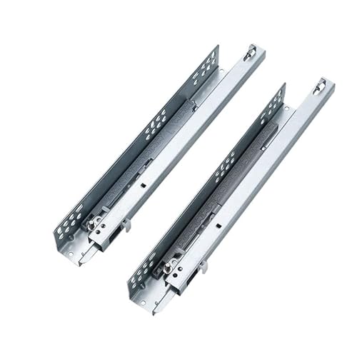 Voirrow 2 stücke Einzel Verlängerung Schublade Rutsche Soft Close 3/4 Verlängerung 2-Fach Pin Befestigung(L500mm) von Voirrow