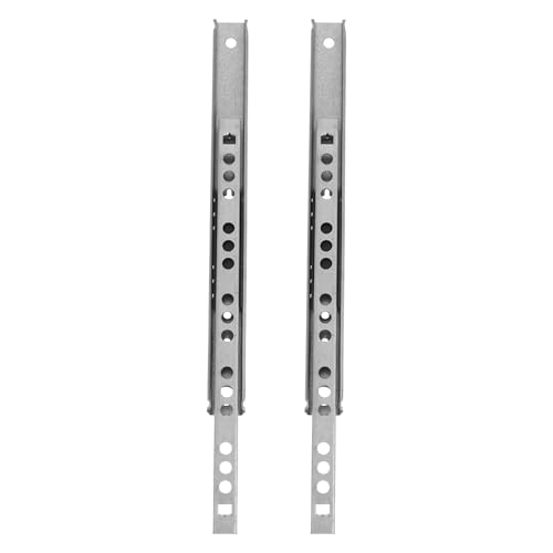 Voirrow 2Pcs Slides Schublade Soft Close Glide for Schubladen Kommode Kleiderschrank Erweiterung Kugellager von Voirrow